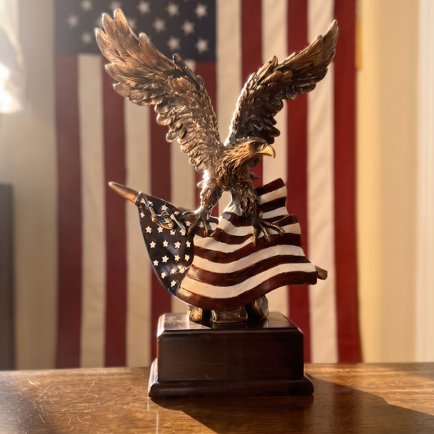 American Flag Plague